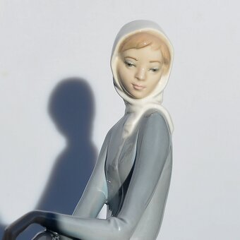 LLadró Veľká zberateľská porcelánová soška - Prasiatka - 8