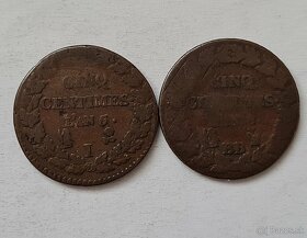 mince Francuzsko stare 1 - 8