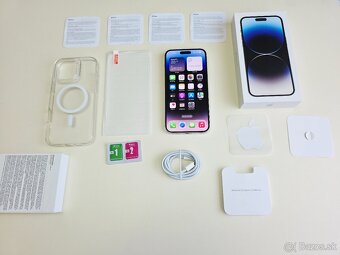 APPLE IPHONE 14 PRO MAX 128GB SILVER TOP STAV ,BATERKA 100% - 8