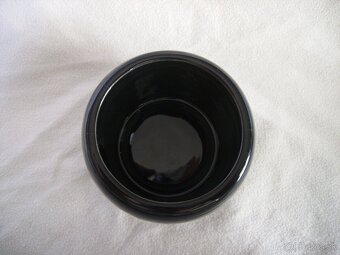 Keramické čierne črepníky na sukulenty a kaktusy - 8