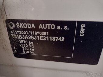 SKODA FABIA BENZÍN NAJ 112000 KM ROK VÝROBY 2014 - 8