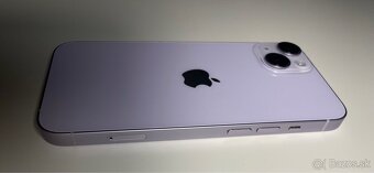 iPhone 14 Purple, batéria 91% - 8