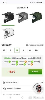 Enduro prilba NOX N312 čierna matná - 8