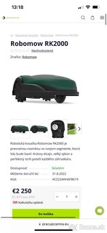 Robotická kosačka ROBOMOW RK2000 - 8
