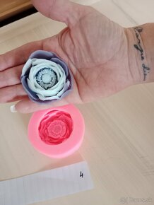 Silikónové formy na mydlové kytice - 8