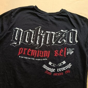 Yakuza premium selection čierne tričko s potlačou YPS M - 8