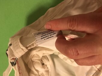 TOMMY HILFIGER originál white pánske capri nohavice L/XL - 8
