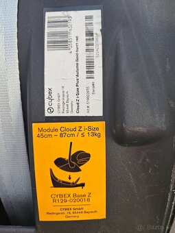 Cybex vajíčko,isofix - 8