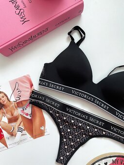 Victoria’s Secret bezkosticova logo strap podprsenka - 8
