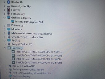 predám 12" HP elitebook 820 g3/8gb ram/ ssd/ Intel core i7 - 8