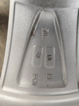 Predám disky 7JX17 H2 a zimné pneumatiky 225/50r17 - 8