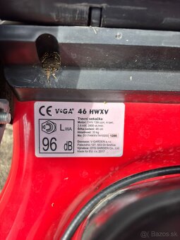 Benzínová kosačka VeGA OHV139 5.0 – dobrý stav - 8