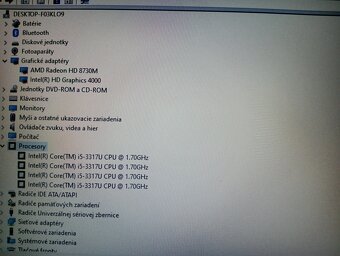 veľký 17" ntb DELL / Intel core i5 / 8gb ram / 500gb ssd - 8