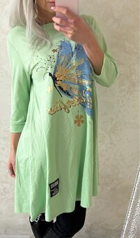 Damske tunikošaty lightgreen - 8