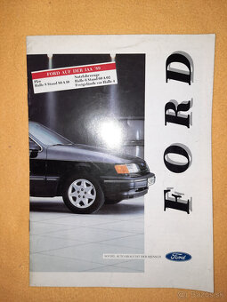Dobové prospekty letáky Skoda,VW,Ford,Audi,Renault,Saab - 8