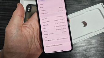 Apple iPhone X 64GB - zachovalý stav, batéria 100% - 8