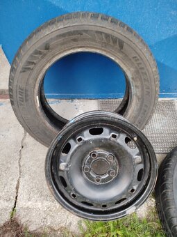 Pneumatiky 3+1 po 5€ 165/70 R14 zimné - 8