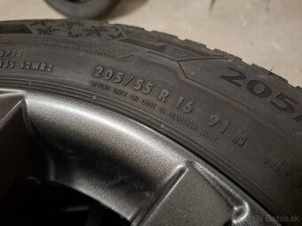 ALU disky Borbet LV5 Anthracite Glossy+zimné pneu 205/55 R16 - 8