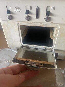 Sporák mini detský kuchyňa elektrický retro Märklin - 8