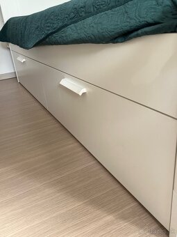 Manželská posteľ BRIMNES z Ikei 160x200 cm - 8