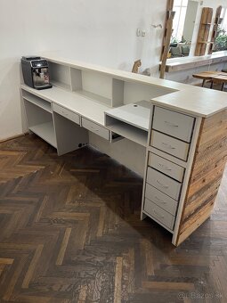 Sada nábytku z kartáčovaného dreva - 8