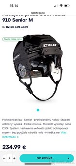 Hokejová prilba CCM Tacks 910 Senior M - 8