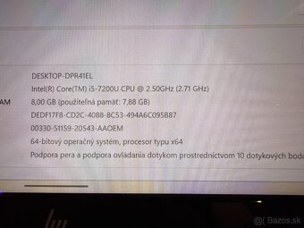 Notebook HP EliteBook x360 1030 G2 i5-7200U / 8GB RAM / 256G - 8