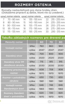 Dvere 80L s hlbokou zarubnou MASONITE - 8