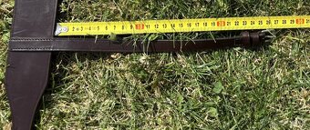 Honební nánosník kožený tmavě hnědý KOMPLET SADA - 8