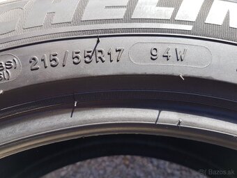 215/55 r17 letné pneumatiky 4ks Michelin - 8