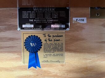 Klavir,piano zn. Wurlitzer - 8