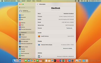 MacBook 12" i5-1.3GHz,2j/8GB/512GB, Ružový, TOP STAV - 8