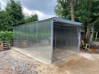 Plechová garáž 5x3m doprava montáž zdarma po celom Slovensku - 8