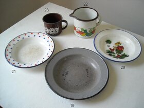 Kamenina keramika porcelán zo starej kuchyne - 8