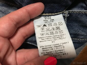 NOVÁ LIU JO originál crystal/jeansova damska sukna S - 8