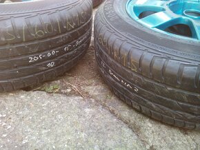Sada kolies- alu disky 5x112 R15, 205/60 R15 - 8