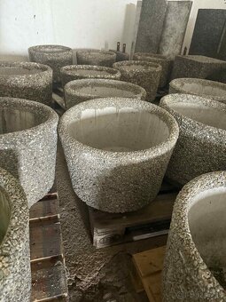 Betónový kvetináč - 8