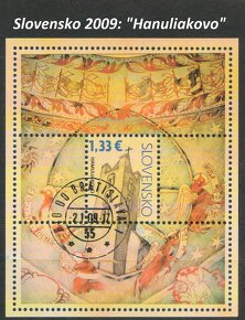 Poštové známky, filatelia: Slovensko, aršíky CC - 8