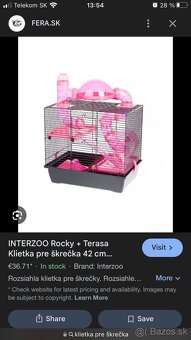 Klietka pre škrečka, myš, hlodavca - 8