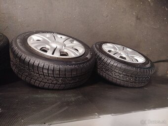 5x100 R14 185/60 R14 zimné 8mm originál škoda - 8