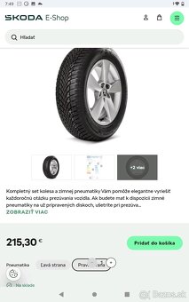Škoda Fabia IV 15"185/65 R15 zimná sada - 8