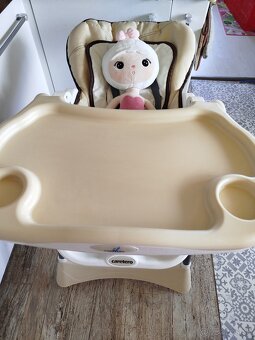 Jedálenská stolička Caretero beige bistro - 8