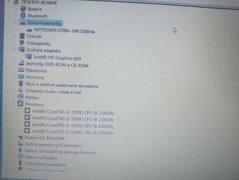 predám Hp 250 g6 / Intel core i5 / 16gb ram / 500gb ssd - 8