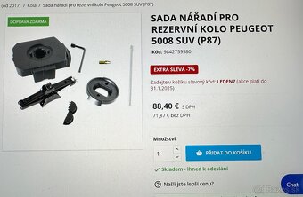 Dojazdové rezervné koleso 18’’ - 8