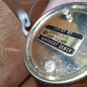 Retro nocna lampa stolova Kamenicky Senov 2ks - 8