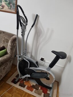 eliptický trenažér a stacionárny bicykel 2v1 - 8