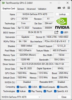 Gigabyte Eagle OC RTX 4070 12GB - 8