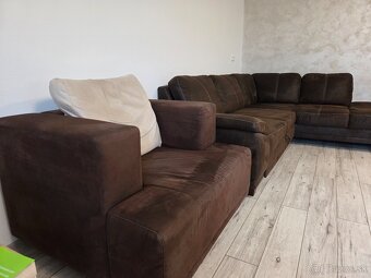 Masívna sedacia súprava ,,L" - 8