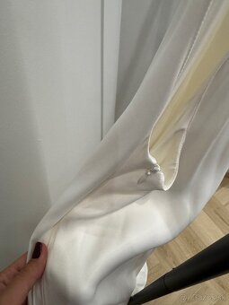 RESERVED krémové šaty - 8