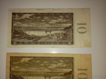 BANKOVKY 10 KČS, 1960, VZÁCNÉ SÉRIE, CHYBOTISK - 8